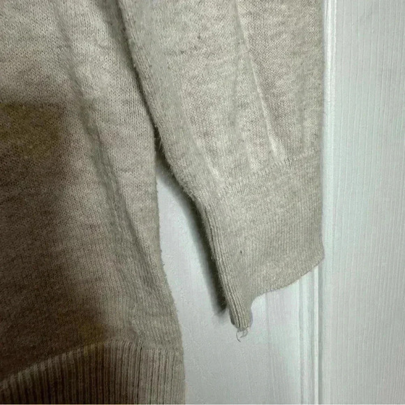 GAP Factory Cardigan 3/4 Sleeves Cream Size Extra Small - Picture 14 of 15